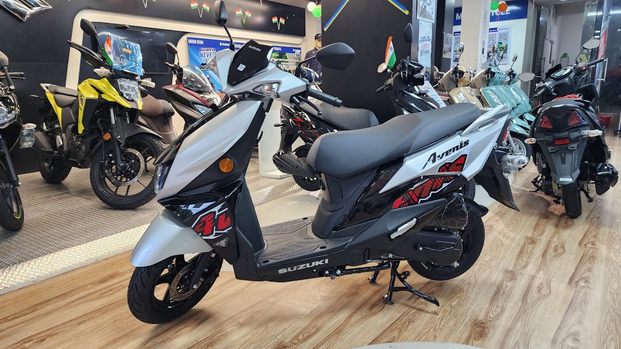 2025 New Suzuki Avenis 125 Matte Silver with Glossy Black colour | #anmotoexpoবাংলা 