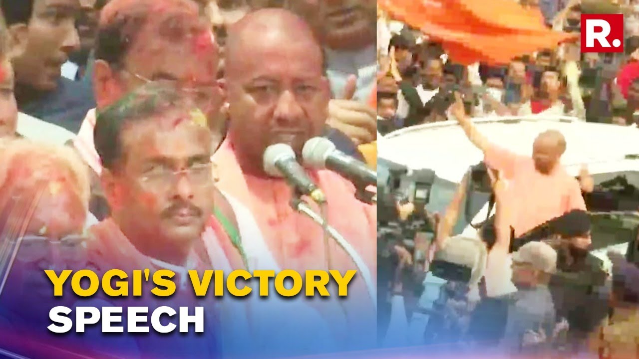 Yogi Adityanath Wins Back UP; Slams Opposition's 'conspiracy Tactics' In Victory Speech