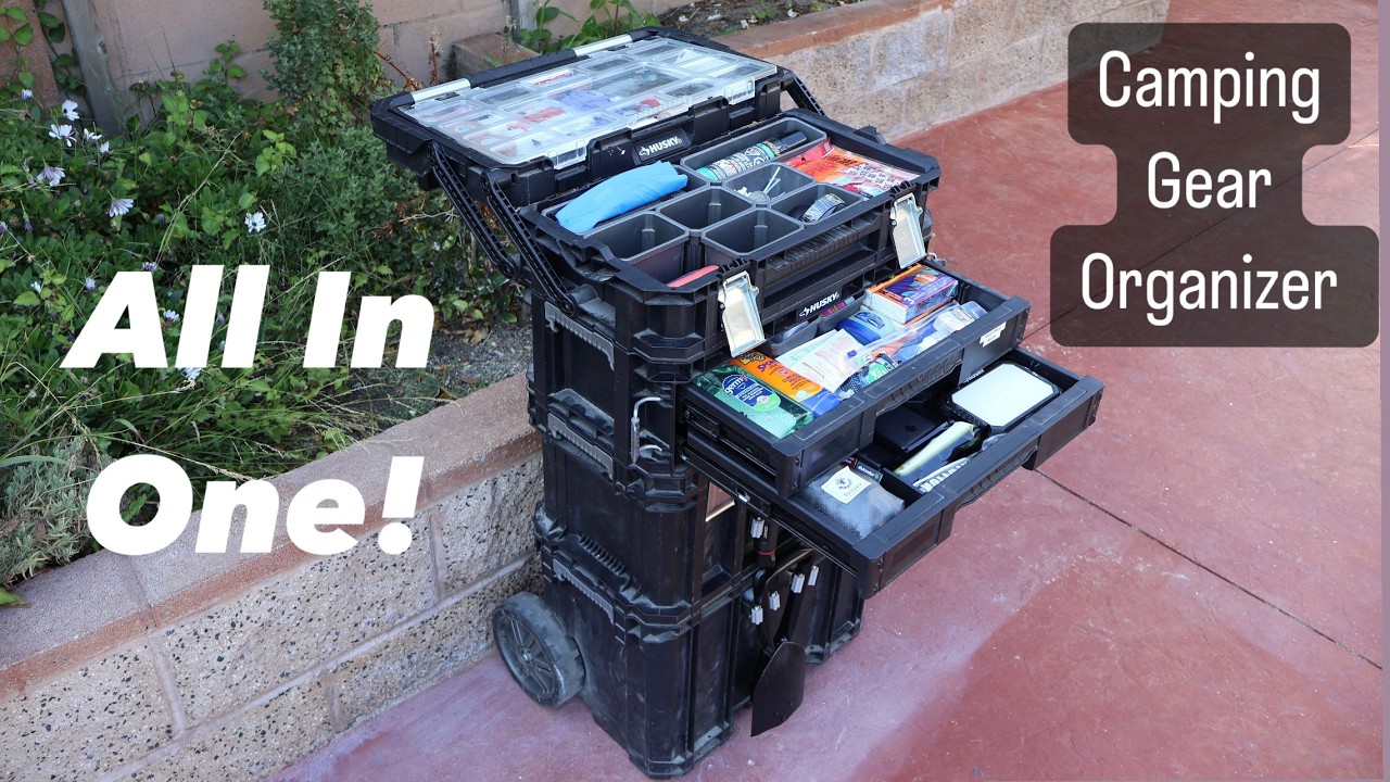 Я сделал идеальный органайзер для кемпингового снаряжения с помощью ящика для инструментов