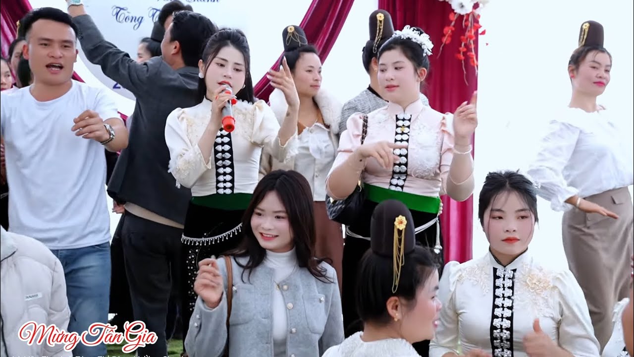 NHẠC SÀN TÂY BẮC “nhảy mừng tân gia đại cát gia đình lò văn thanh & tòng thị pùn bản đen mường chanh