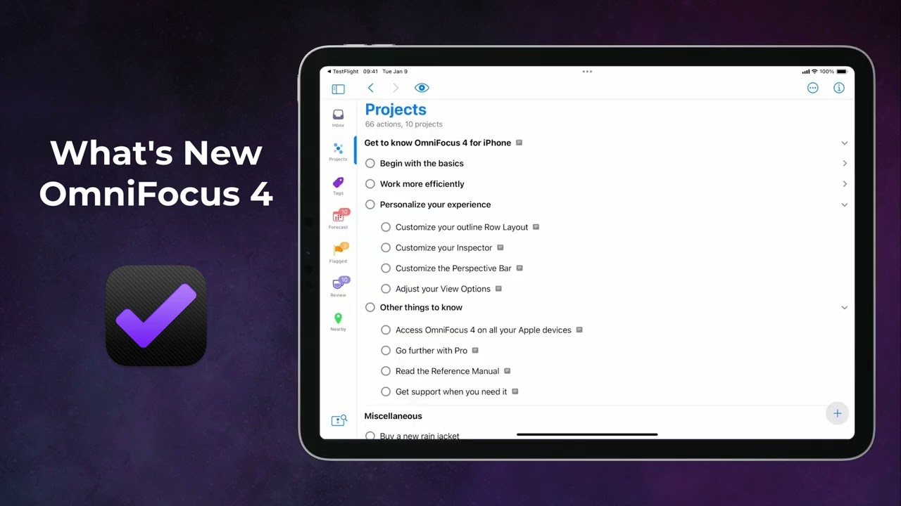 What's New in OmniFocus 4