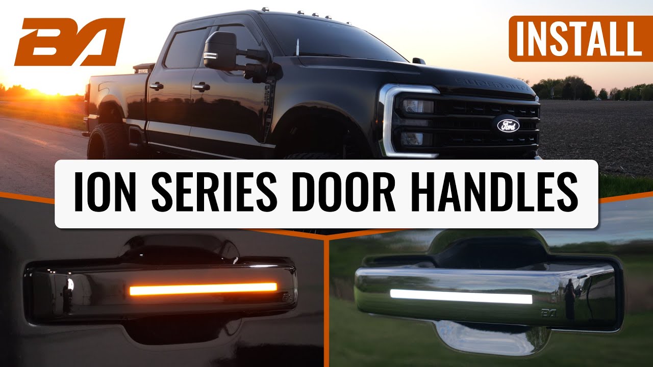 Boost Auto ION Series Light Up LED Door Handles Installation | 2023-2025 Ford F250 F350 Superduty