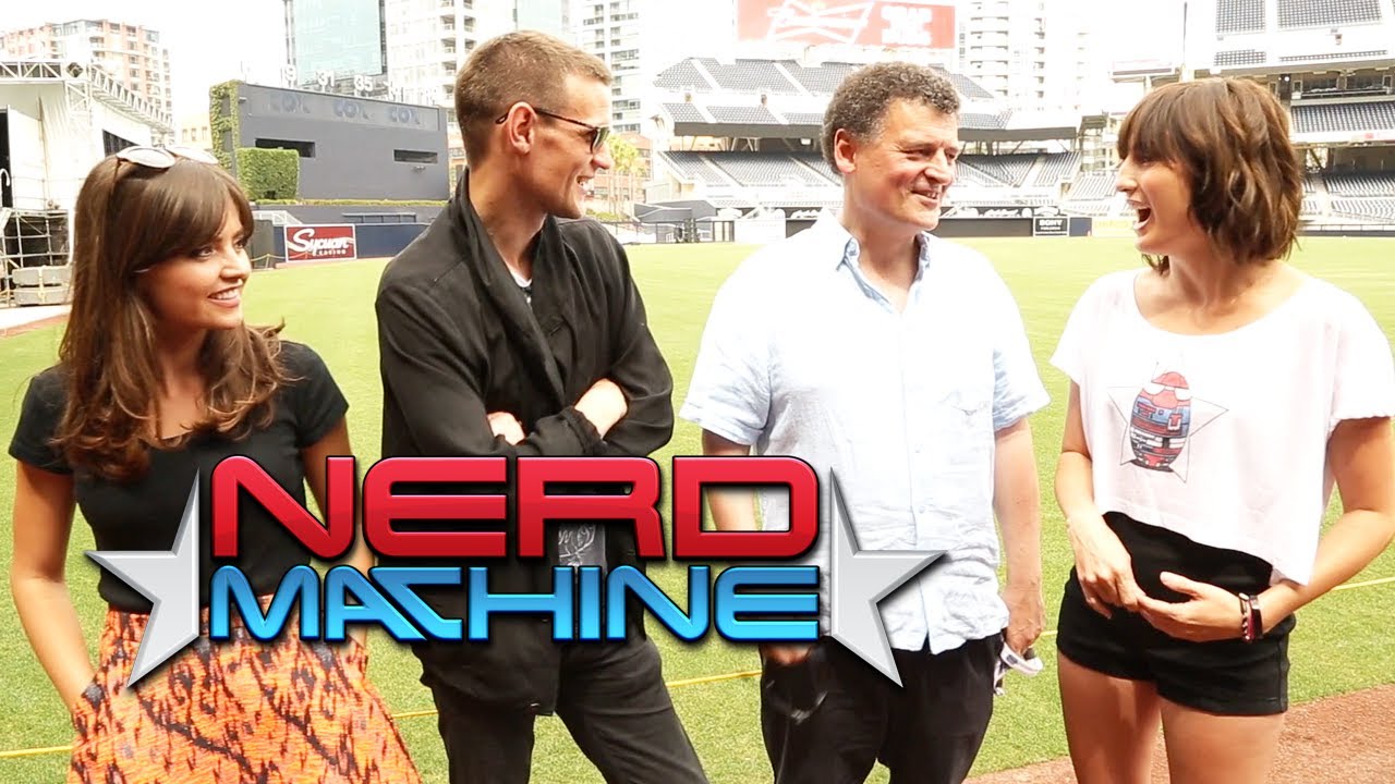 Matt Smith, Jenna Coleman & Steven Moffat - Exclusive Interview - Nerd HQ (2013) HD - Alison Haislip