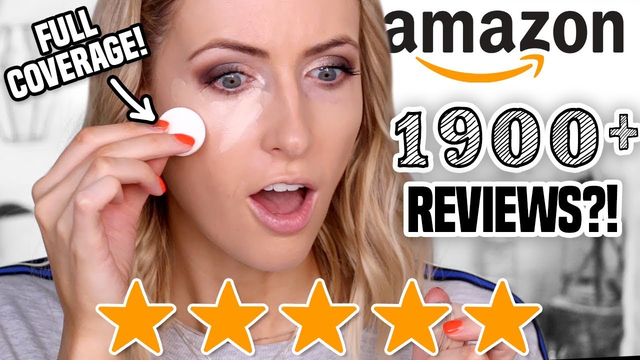 I Tried 5 STAR 100+ REVIEWED Makeup from AMAZON || Full Day Wear Test