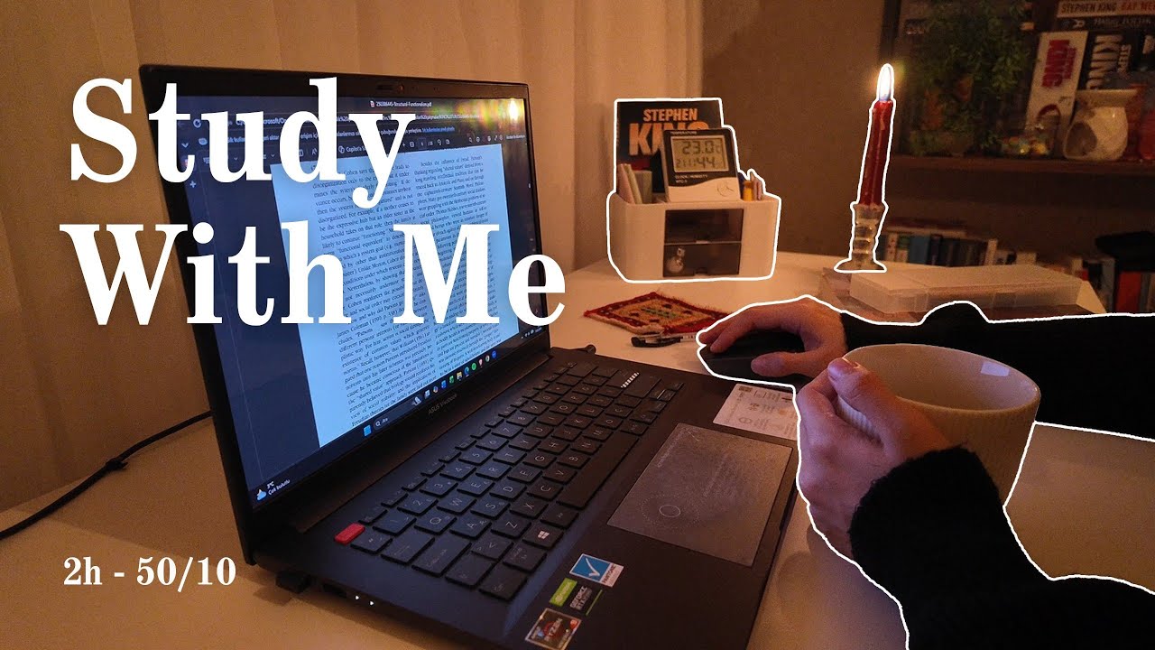 2 HOURS STUDY WITH ME | AFTER WORK STUDY SESSION | POMODORO 50/10