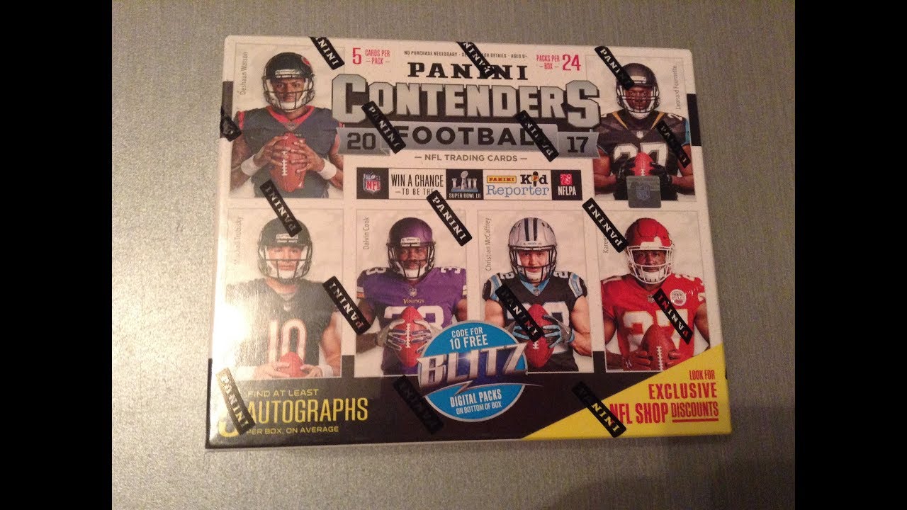 2017 Panini CONTENDERS  ***HOBBY BOX/5 Hits/HUGE AUTO HIT***