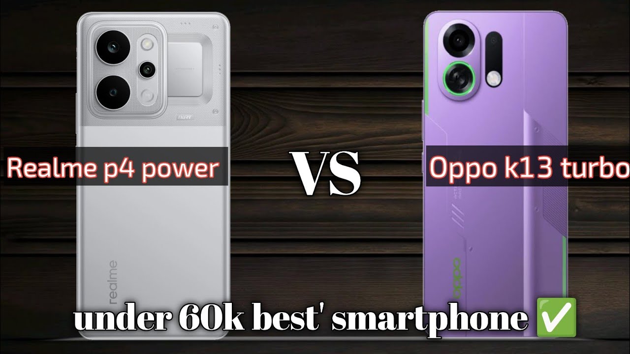 Realme p4 power vs oppo k13 turbo/ जाने कौन सा स्मार्टफोन best है/full comprision video ✅