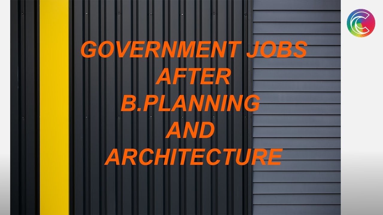 government jobs after b.planning and b.arch|government jobs for planners & architects.