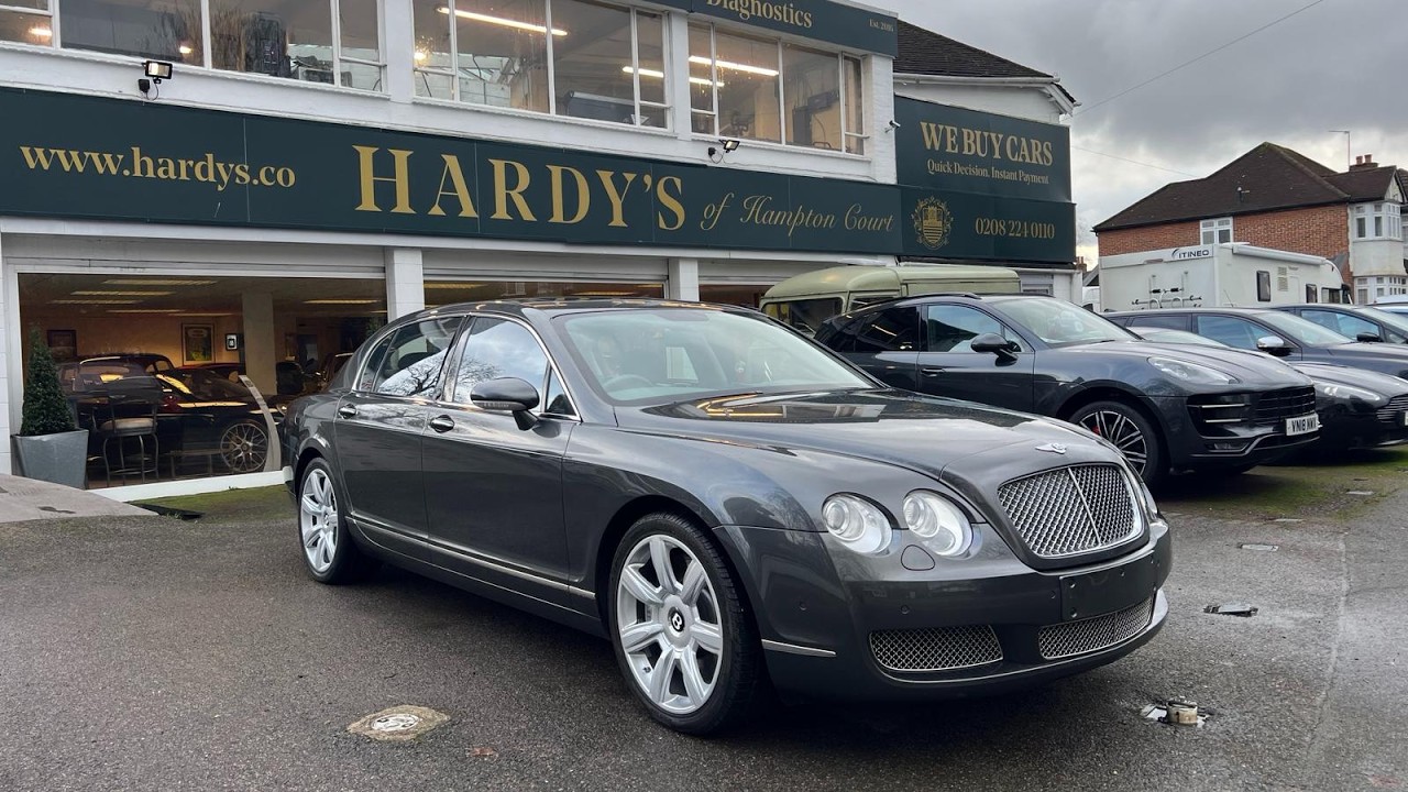 Bentley Continental Flying Spur 2006 model, 1 owner, with 35,000 miles, for sale at Hardy’s Feb ‘26.