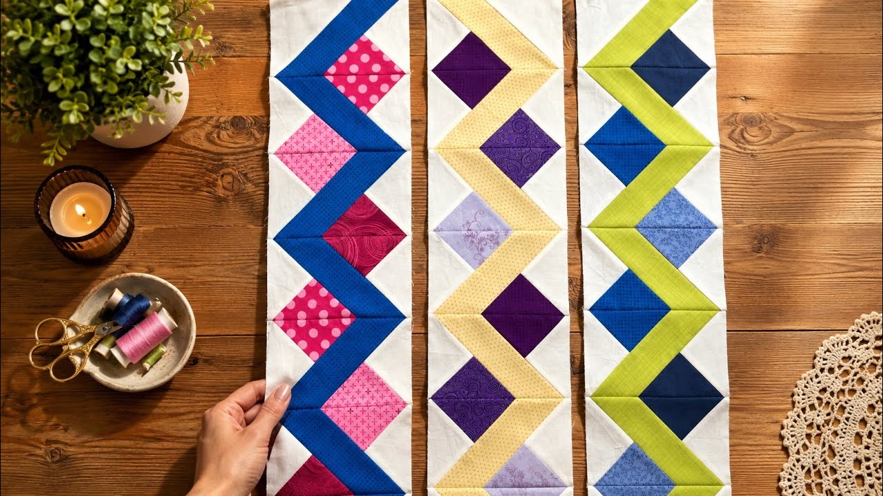 This pattern is perfect for quilt borders | Beginner Friendly