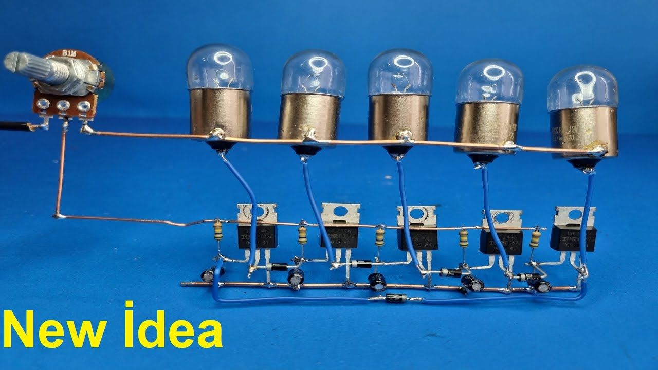 Как сделать погонщик лампы с использованием схемы Mosfet / ходовой лампы