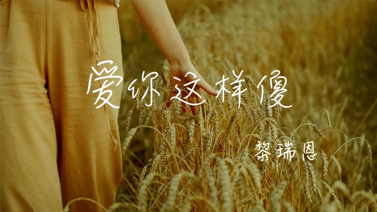 爱你这样傻 黎瑞恩