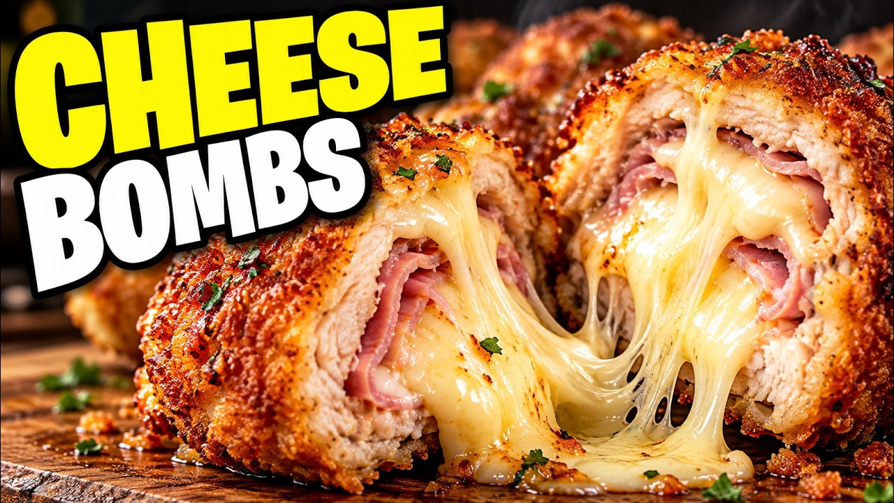 These Chicken Cordon Bleu Bombs Are INSANE