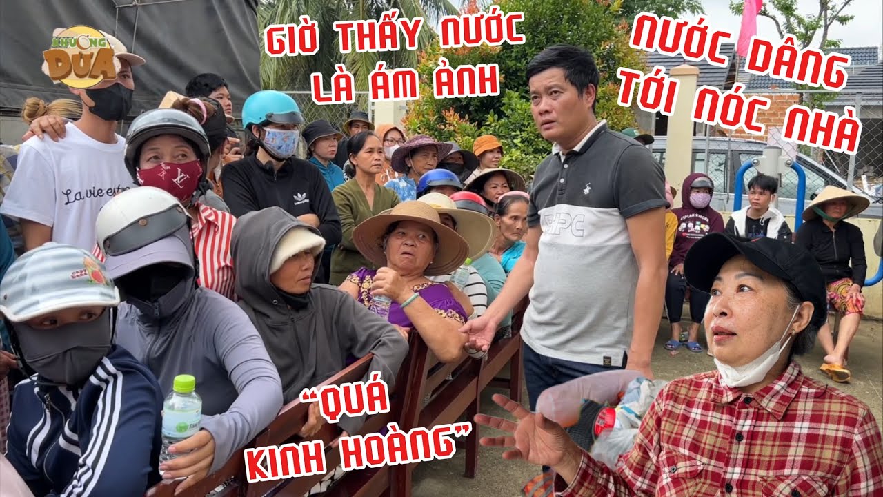 Bà con Khánh Hoà ám ảnh lúc bỏ của thoát thân khi nước tới nóc nhà, giờ thấy nước là sợ| Khương Dừa