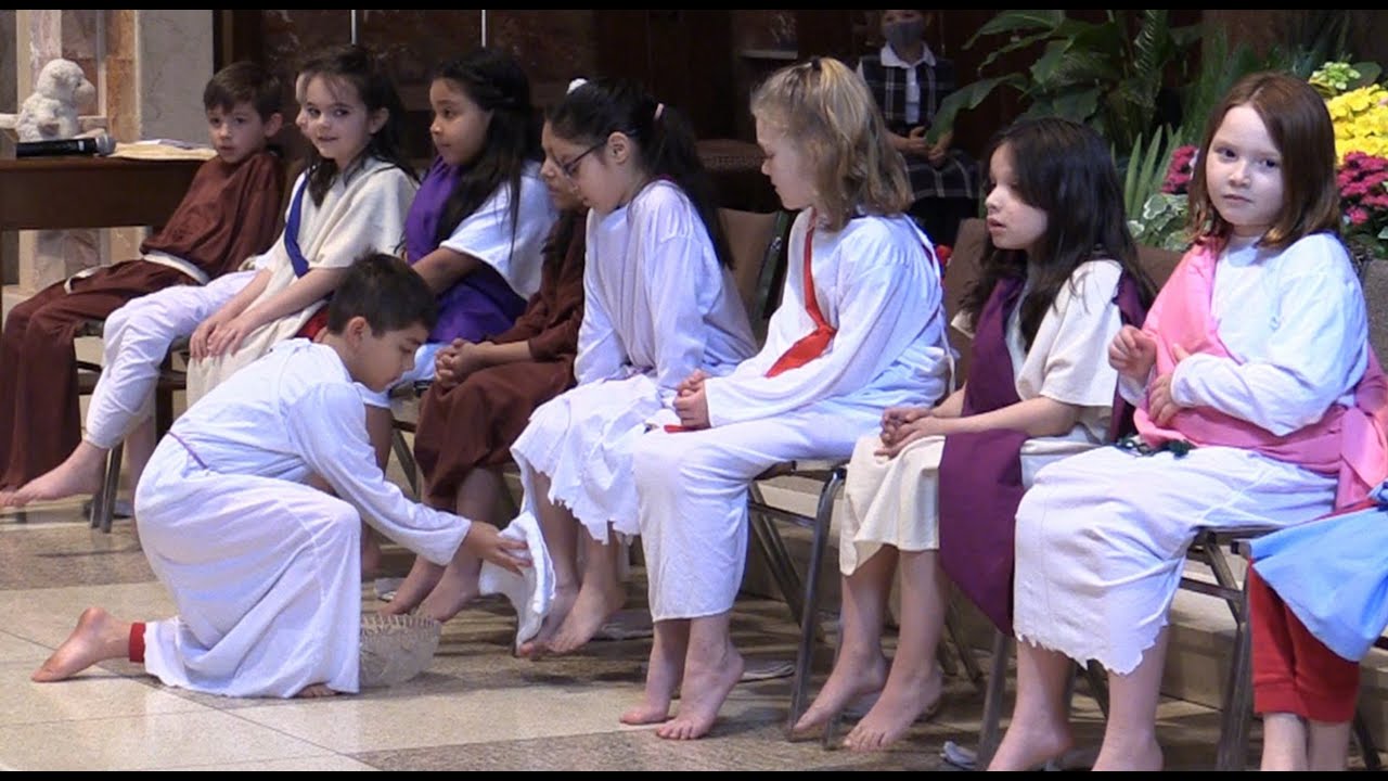 St. Cletus School - Washing of the Feet 2022