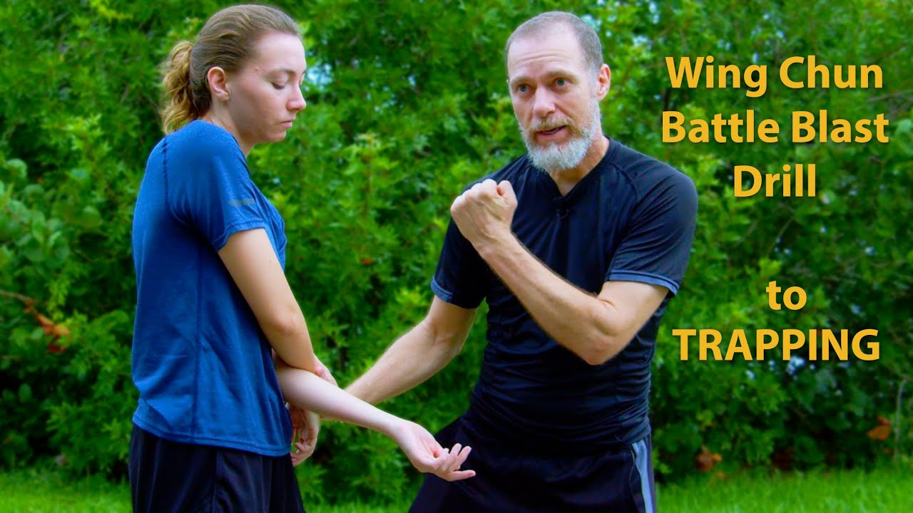 Wing Chun Battle Blast to Trapping - Punch Defense Drill | Core JKD Wedge Insert