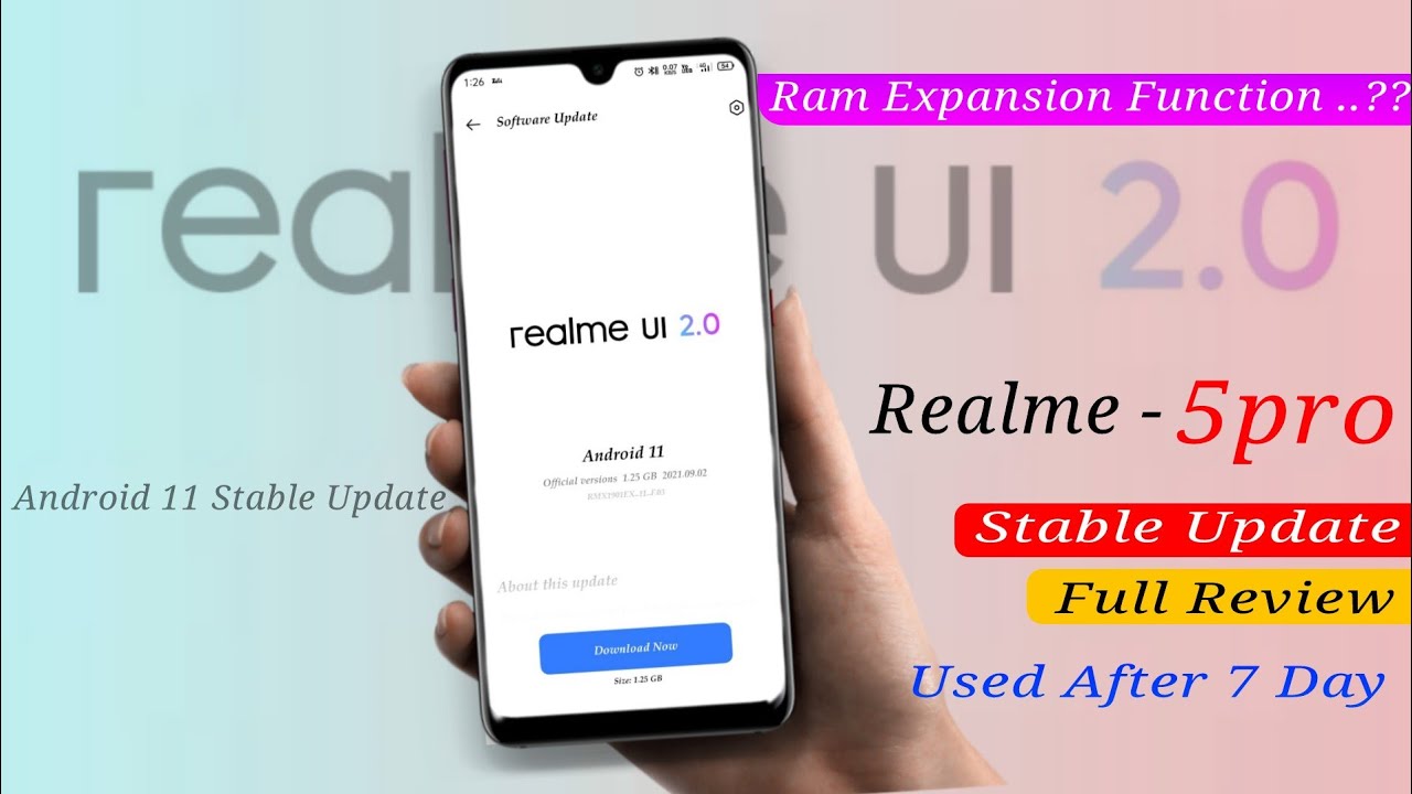 Realme 5pro F.03 Realme UI2.0 Stable Update Full Review|Realme 5pro Android 11 Stable Update Review