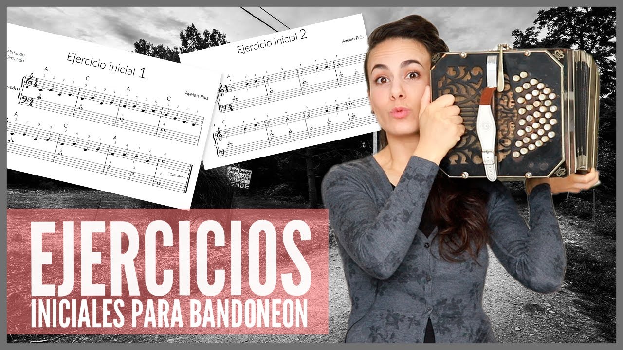TUTORIAL BANDONEON 2020🎵 - 5 Ejercicios iniciales | FACILES DE APRENDER | Partituras para descargar