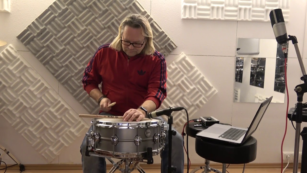Test DS Rebel Steel Snare Drum