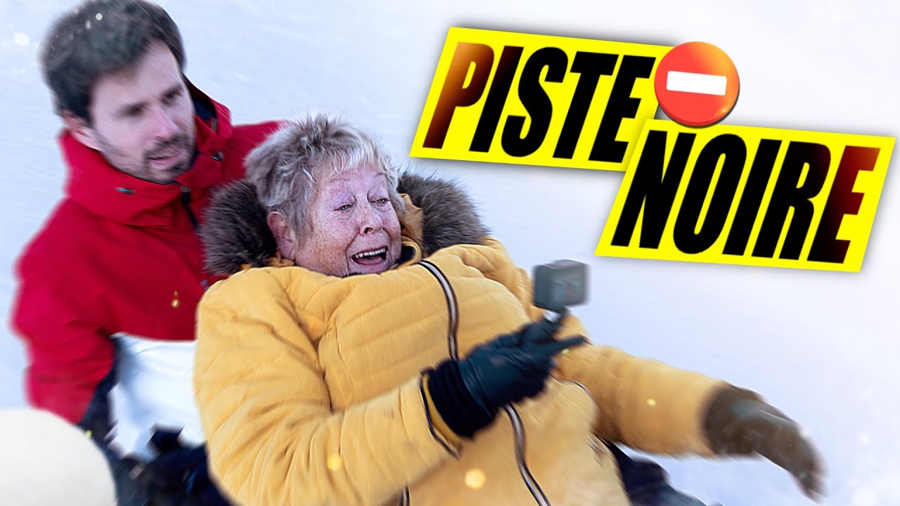 DANIELLE DE RETOUR À LA NEIGE (luge, génépi, fromage et chute)