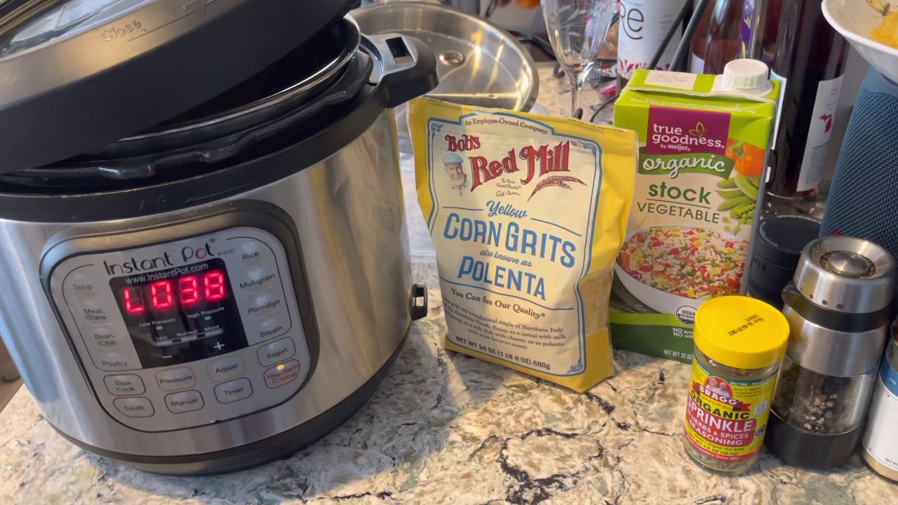 Instant Pot Polenta - No Oil