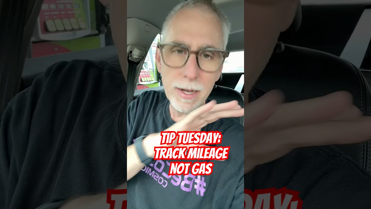 Tip Tuesday: Track Mileage Not Gas / #taxtips #protip #makingcomics #indiecomics
