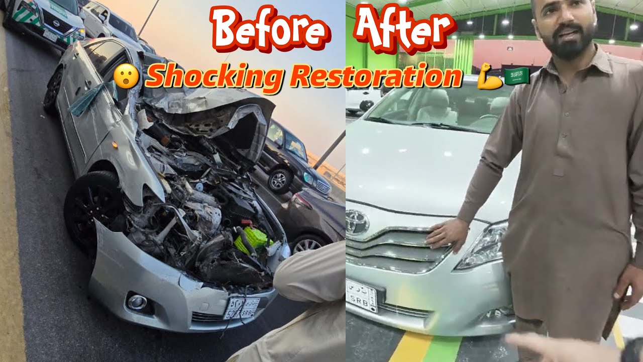 2008 Camry Modified with Sunroof- 😮 Shocking Restoration in KSA 🇸🇦 - #saudiaarbia #ksa