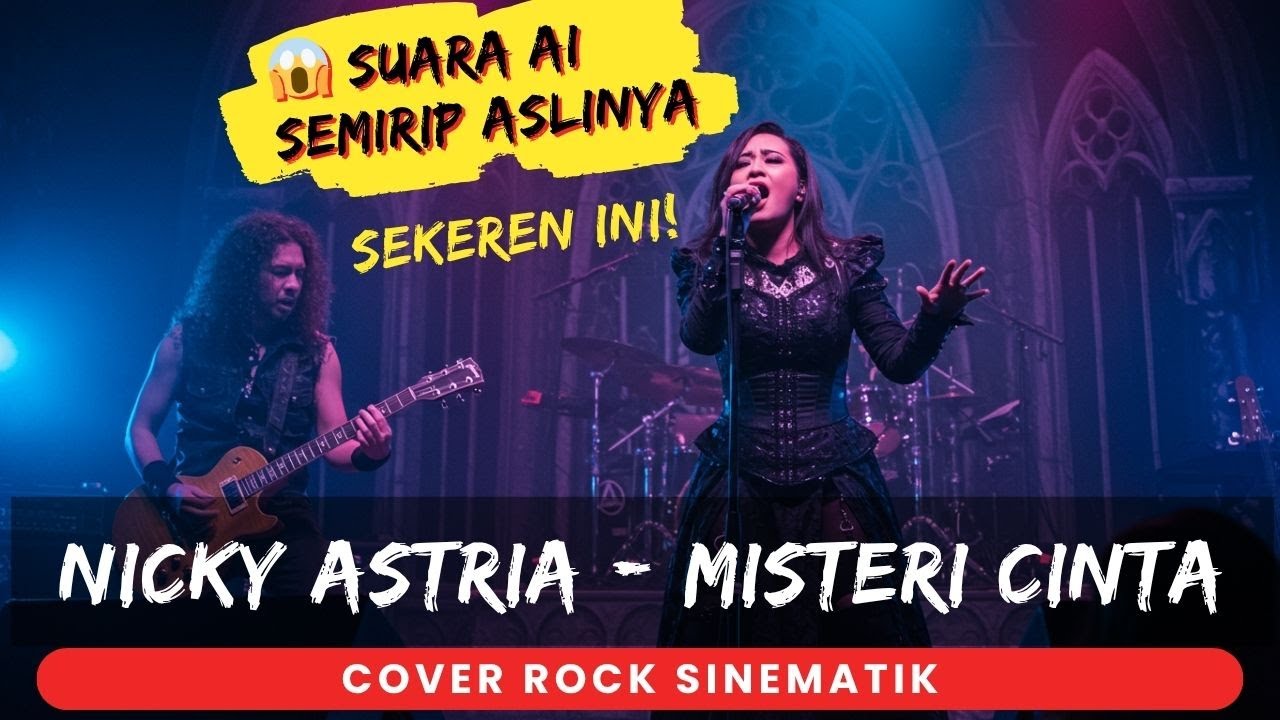 😱Suara AI Semirip Aslinya 🎶 Nicky Astria – Misteri Cinta Cover Sekeren Ini!