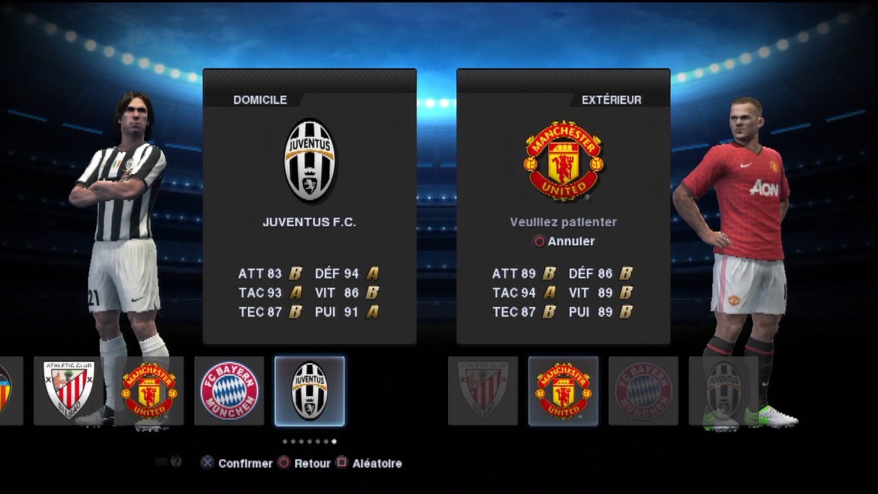 Demo 2 PES 2013 Juventus FC Manchester United