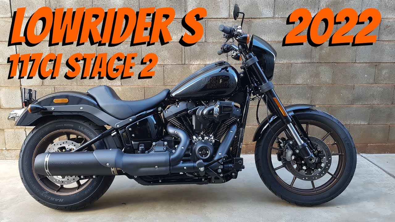 117ci Stage 2 Lowrider S / New Screamin Eagle 2-1 / ZIPPERS Cam