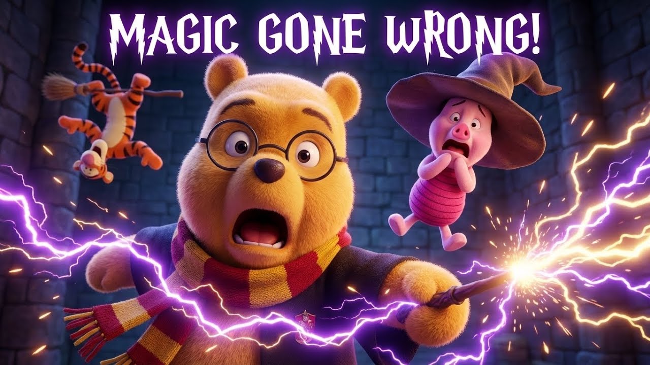 Winnie The Pooh Magical Chaos! 🧙‍♂️🔮 Harry Potter Parody | Funny Winnie the Pooh Animation