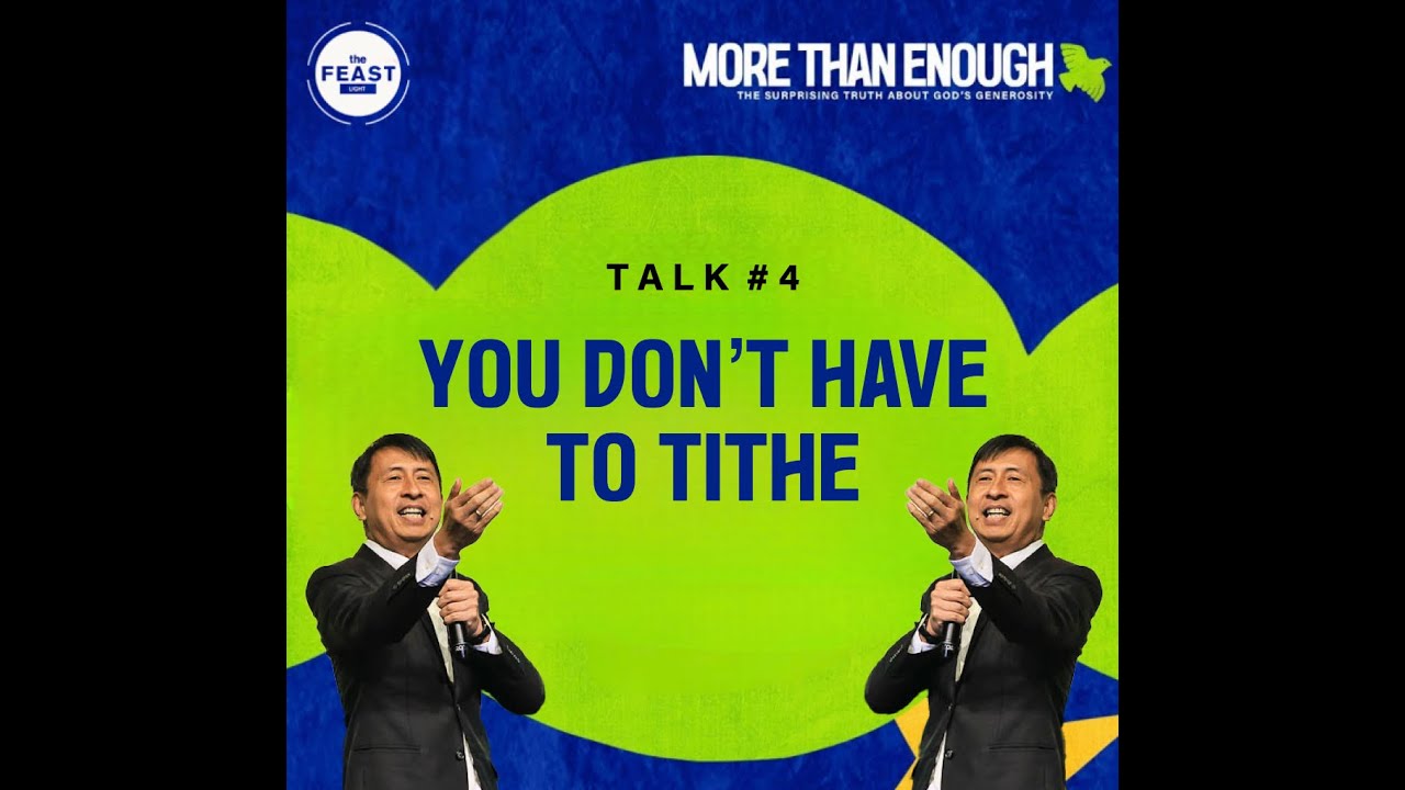 MORE THAN ENOUGH - Talk 4 (You dont't have to tithe) English (34mins)