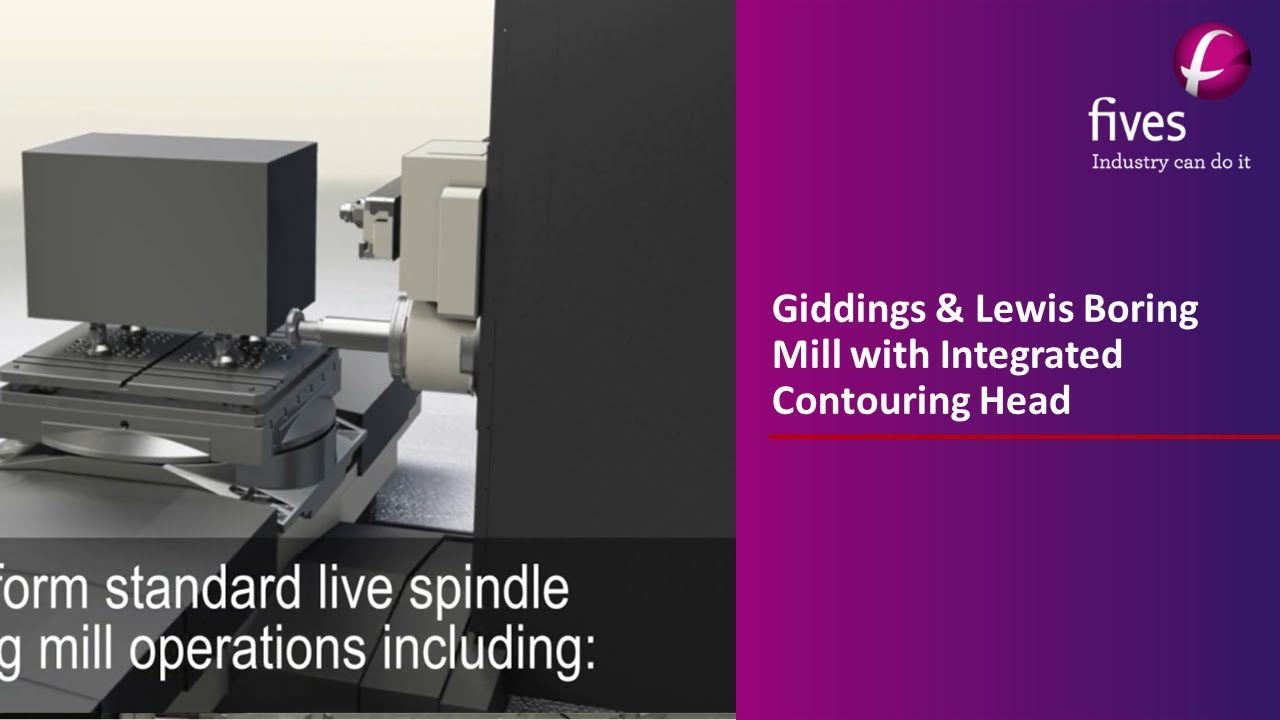 [Material Removal] Giddings & Lewis Boring Mill with Integrated Contouring Head