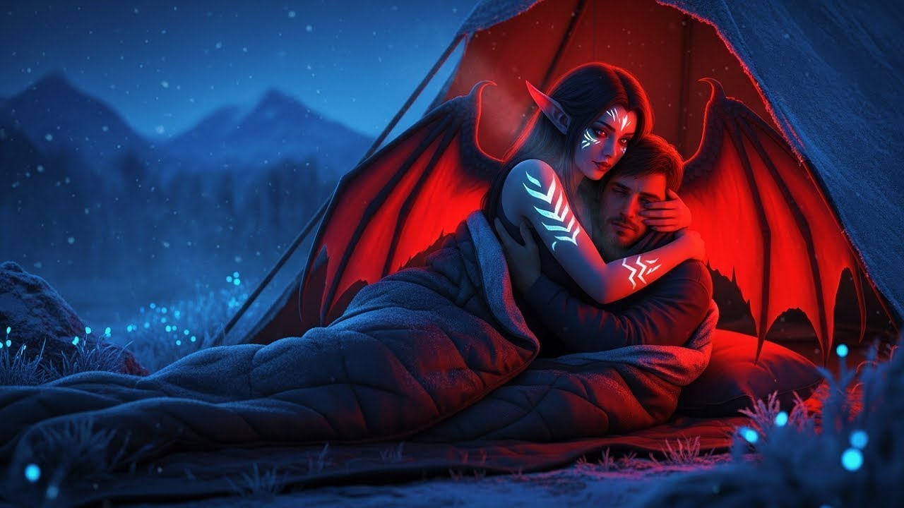 Eine Vampirprinzessin kroch in meinen Schlafsack und hielt mich durch die eisige Nacht.