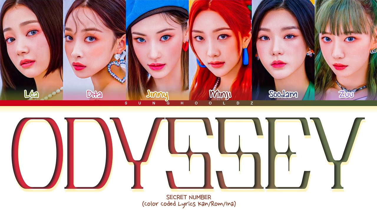 SECRET NUMBER ODYSSEY Lirik Terjemahan (シークレットナンバー ODYSSEY 歌詞) (Color Coded Lyrics)