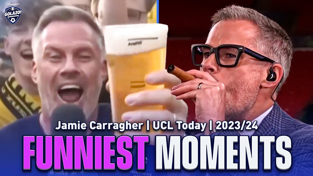 ЛУЧШИЕ моменты Джейми Каррагера в сезоне 2023/24! 😆 | UCL Today | CBS Sports Golazo