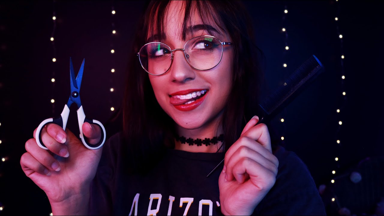 ASMR | Your Best Friend cuts your hair and trims your beard | Roleplay