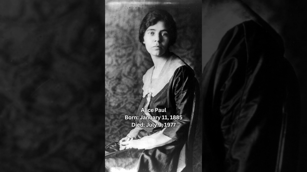 Alice Paul strategized Events Such As Woman Suffrage Procession🕊️#alice #womensrights #fy #shorts