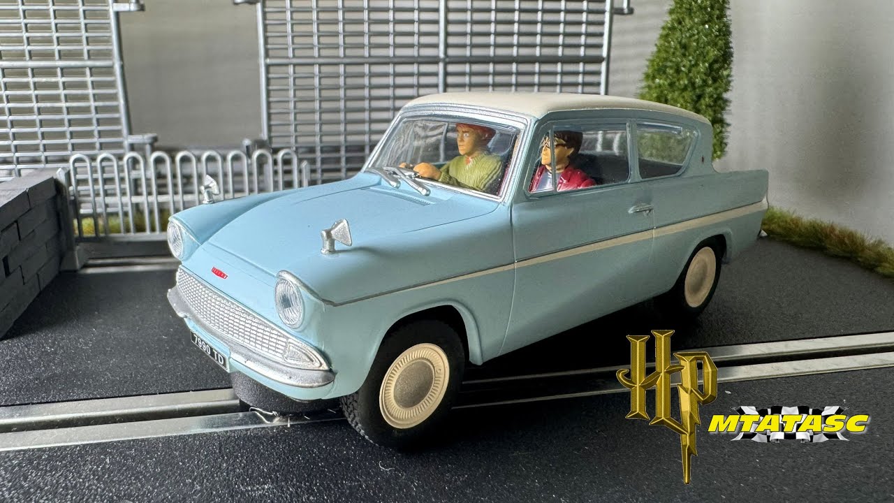 Scalextric Harry Potter Ford Anglia 105E Slot Car / New for 2024