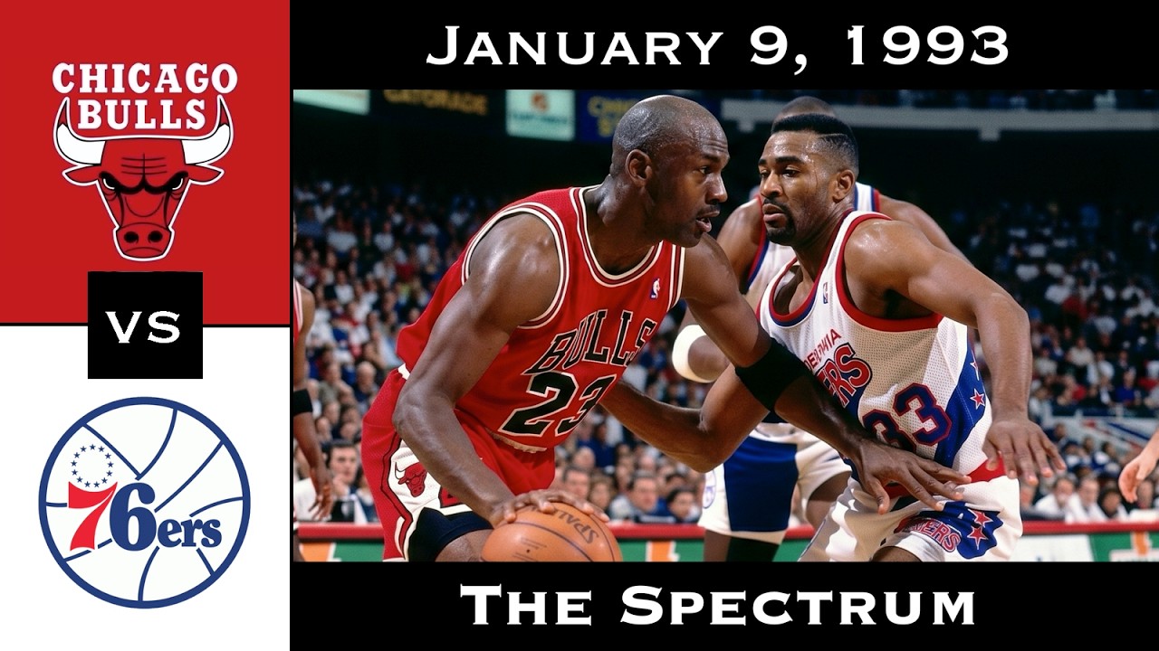 Full Game: The Toll of a Dynasty | Chicago Bulls vs. Philadelphia 76ers (January 9, 1993)