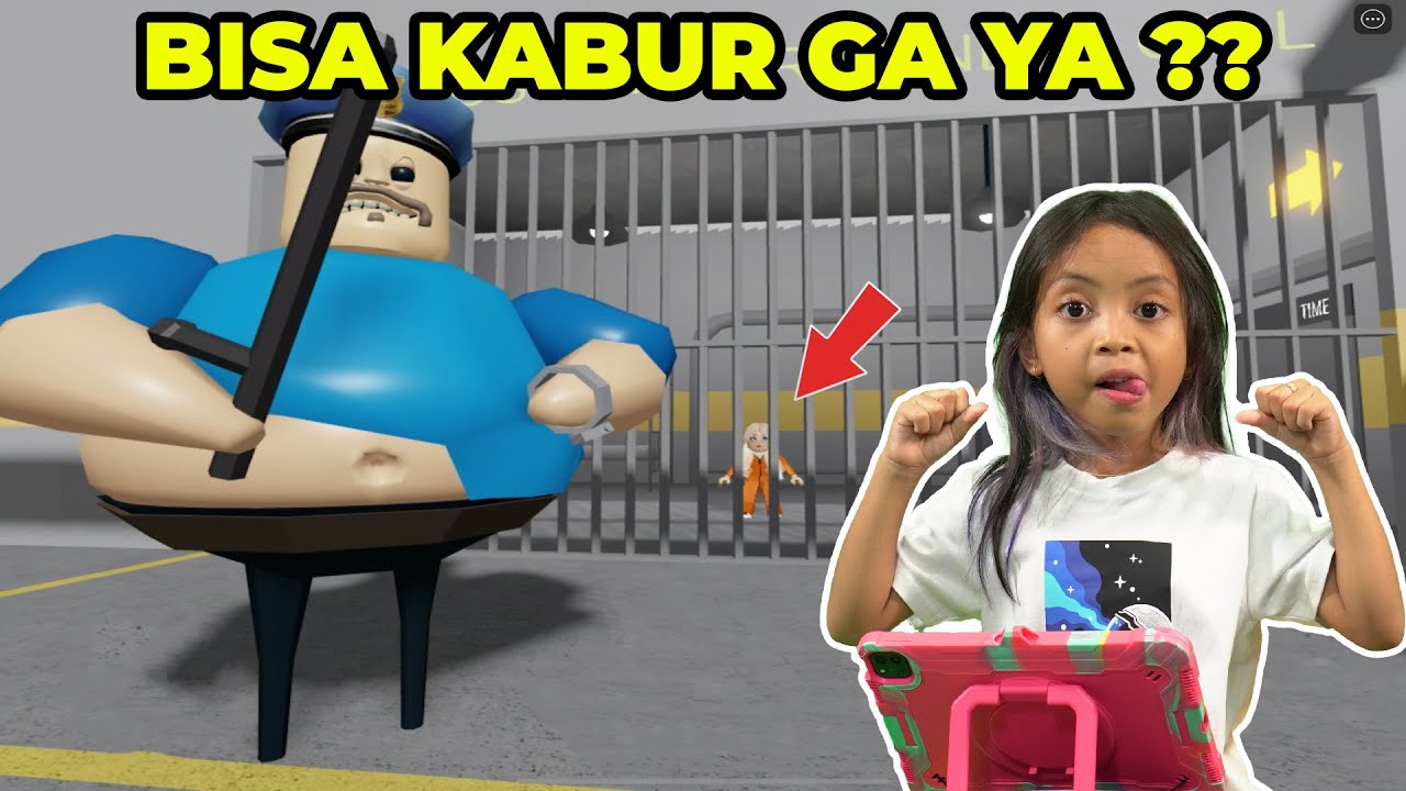 ЛЕЙКА В ТЮРЬМЕ БАРРИ ROBLOX😱😱 ХОЧЕТ СБЕЖАТЬ!