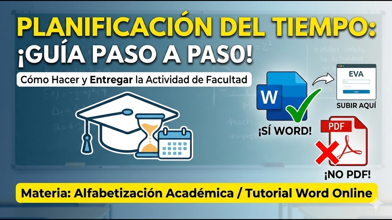 Guía 👉 Como Realizar, Entregar Actividad de planificación del tiempo