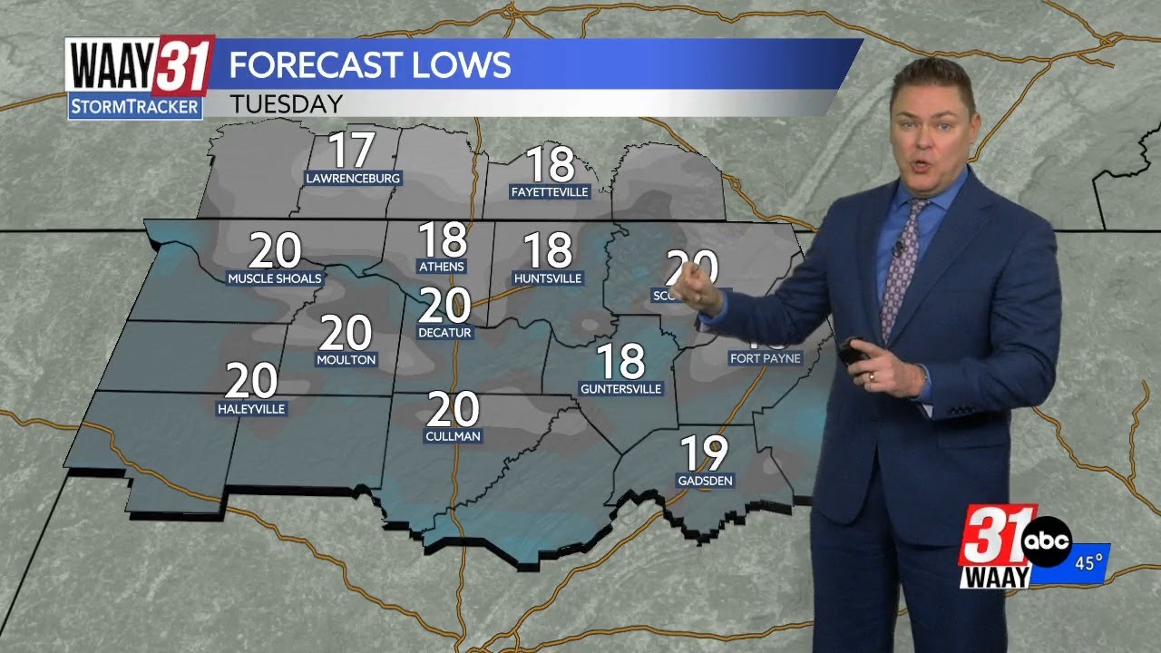 More bitter cold temperatures ahead for north Alabama