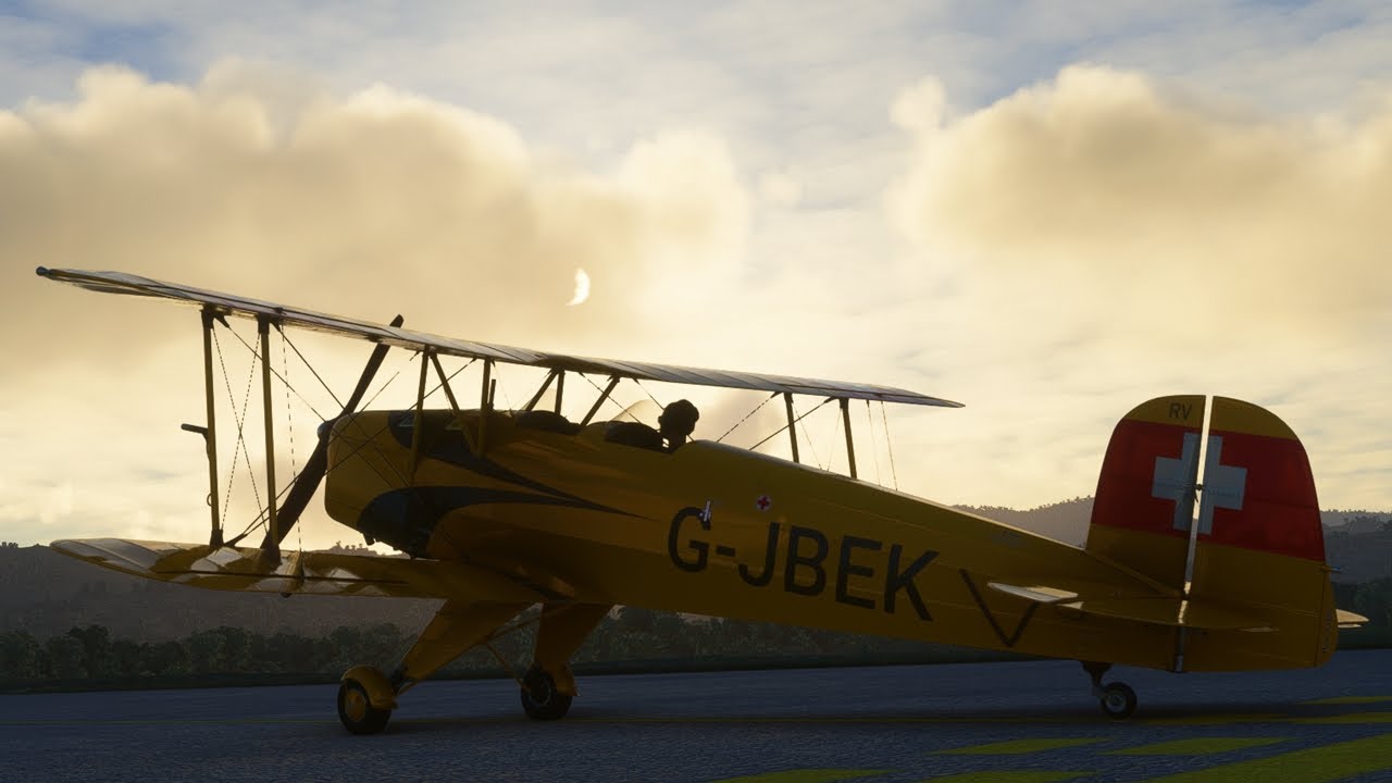 First look at the Bucker Jungmann in Microsoft Flight Simulator