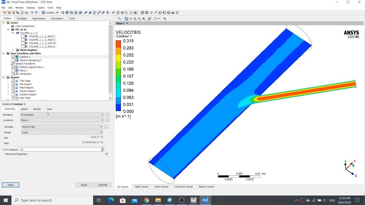 (60fps) Getting Started: Polymer Coextrusion Analysis using Ansys Polyflow