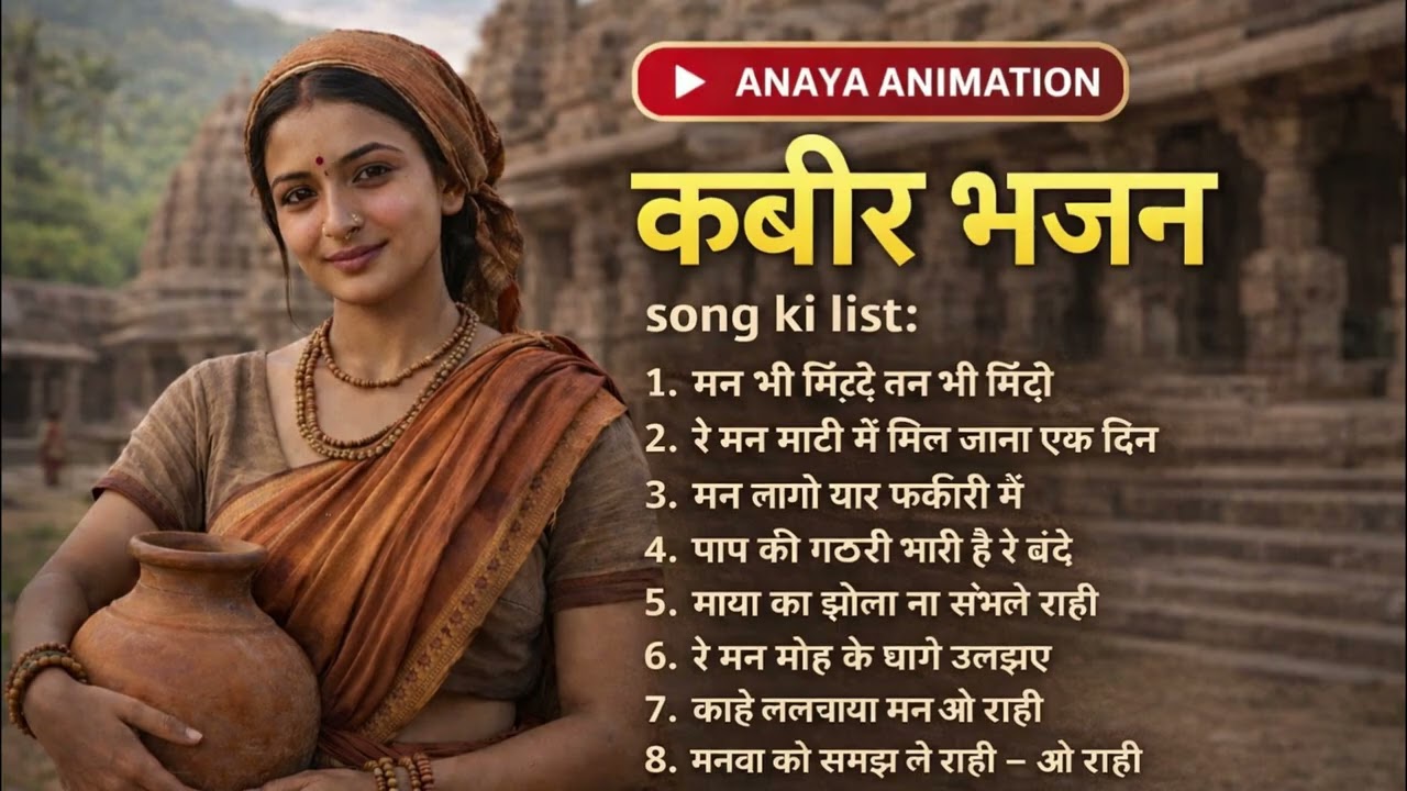 Top 10 कबीर भजन | मन भी मिट्टी तन भी मिट्टी | Kabir Bhajan Mashup 2026