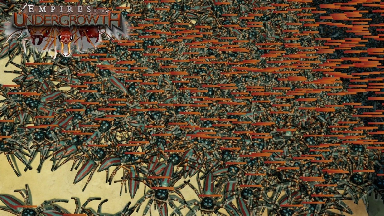 ANTS vs SPIDERS Insane Battle in Empires of the Undergrowth - So Many the Frame Rate Dies!!!