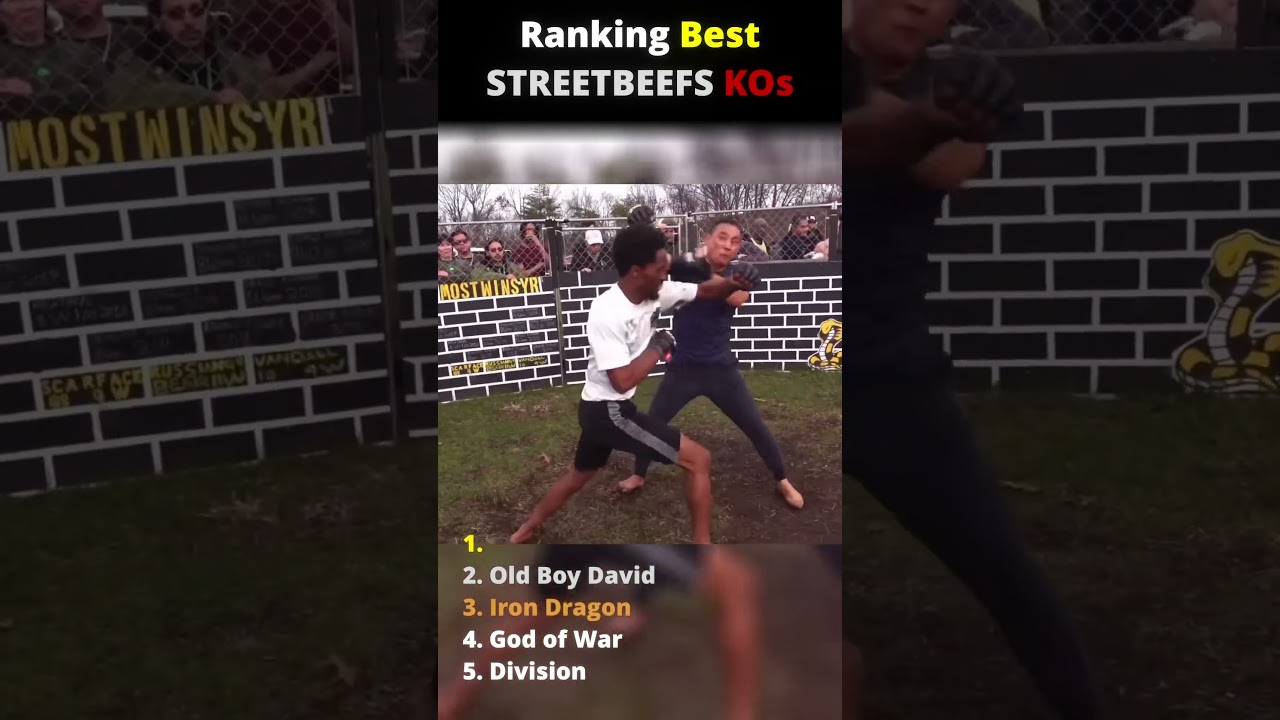 Топ-5 самых безумных нокаутов в уличных разборках 💥 #streetbeefs #ko #knockout #fights #mma #shorts