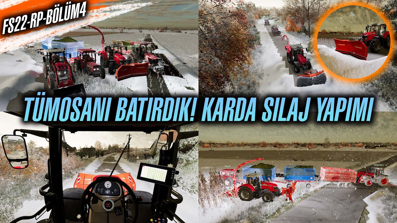 SİLAJI KARA BIRAKAN KÖYLÜME YARDIM!|TOKATCIGALERİDEN MF6713 GELDİ!|YOLLARIAÇIYORUM|ZOR ANLAR|FS22 RP