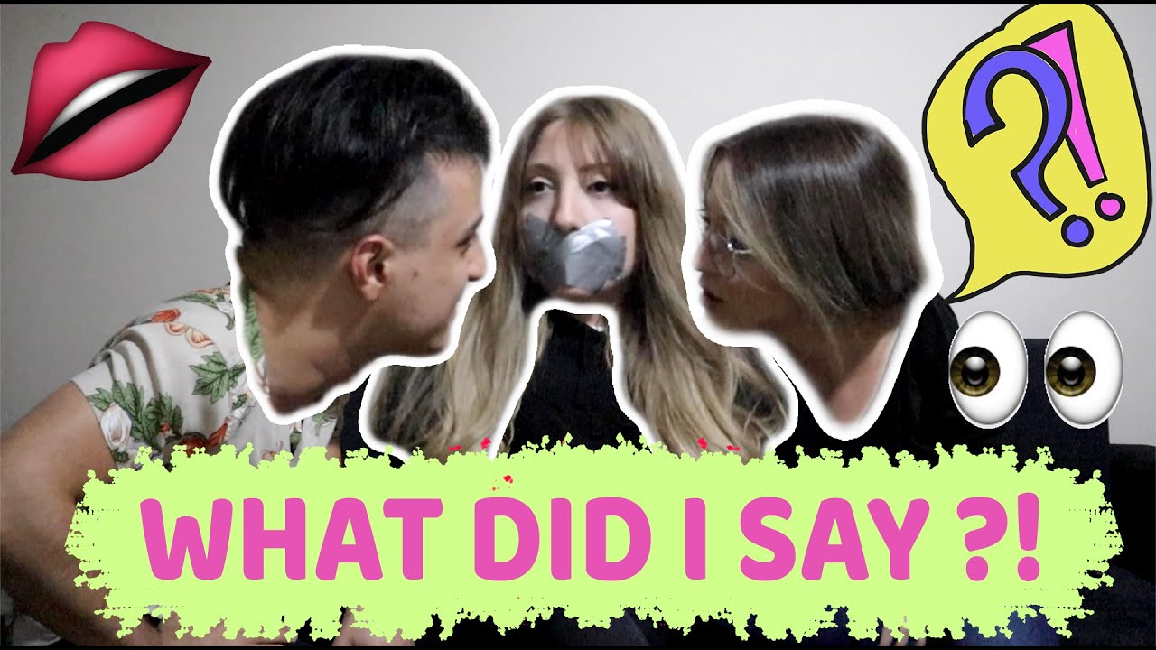 What Did I Say Challenge! Ağız Bantlı Konuşma Oyunu Oynadık🤐
